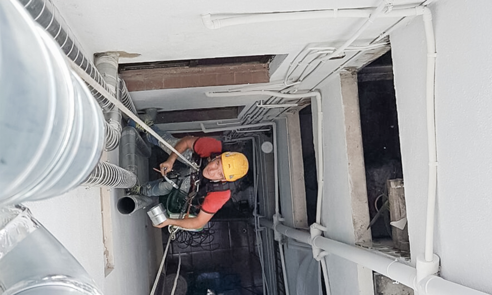 Seguridad en instalación de salidas de humos